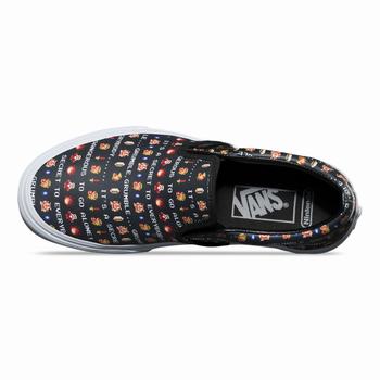 Damske Slip On Tenisky Vans Classic Čierne VA95ULKRT